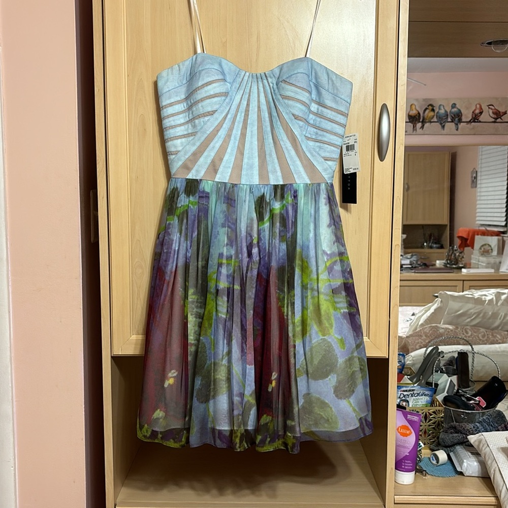 Aidan Mattox Multicolored Dress- NWT!